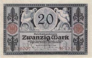 20 Mark Serie O/H 1915